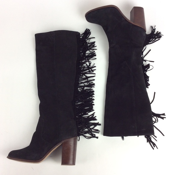 Gianni Bini Shoes - Gianni Bini Women's Backdrop Fringe Knee High Boot
